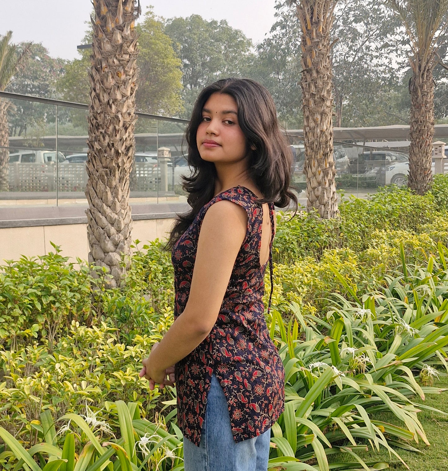Cotton Backless Short Kurti