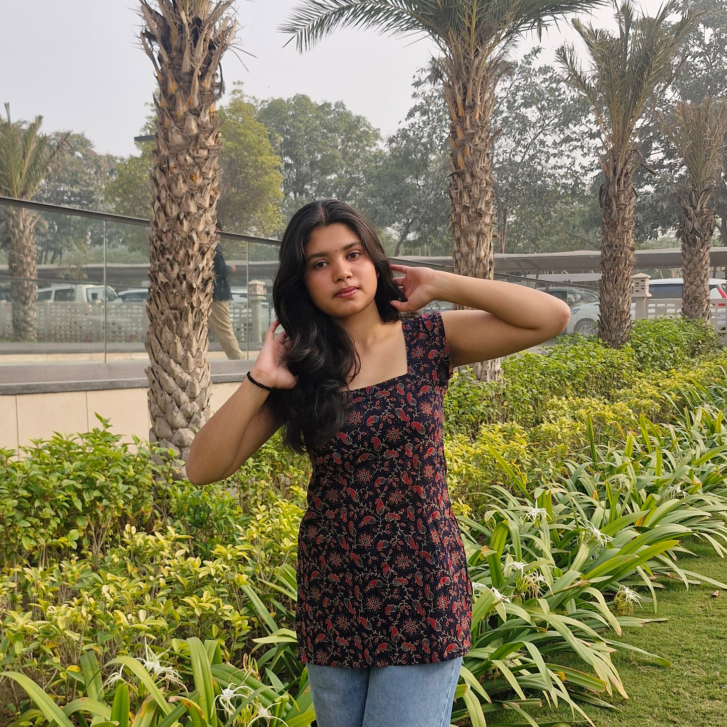 Cotton Backless Short Kurti