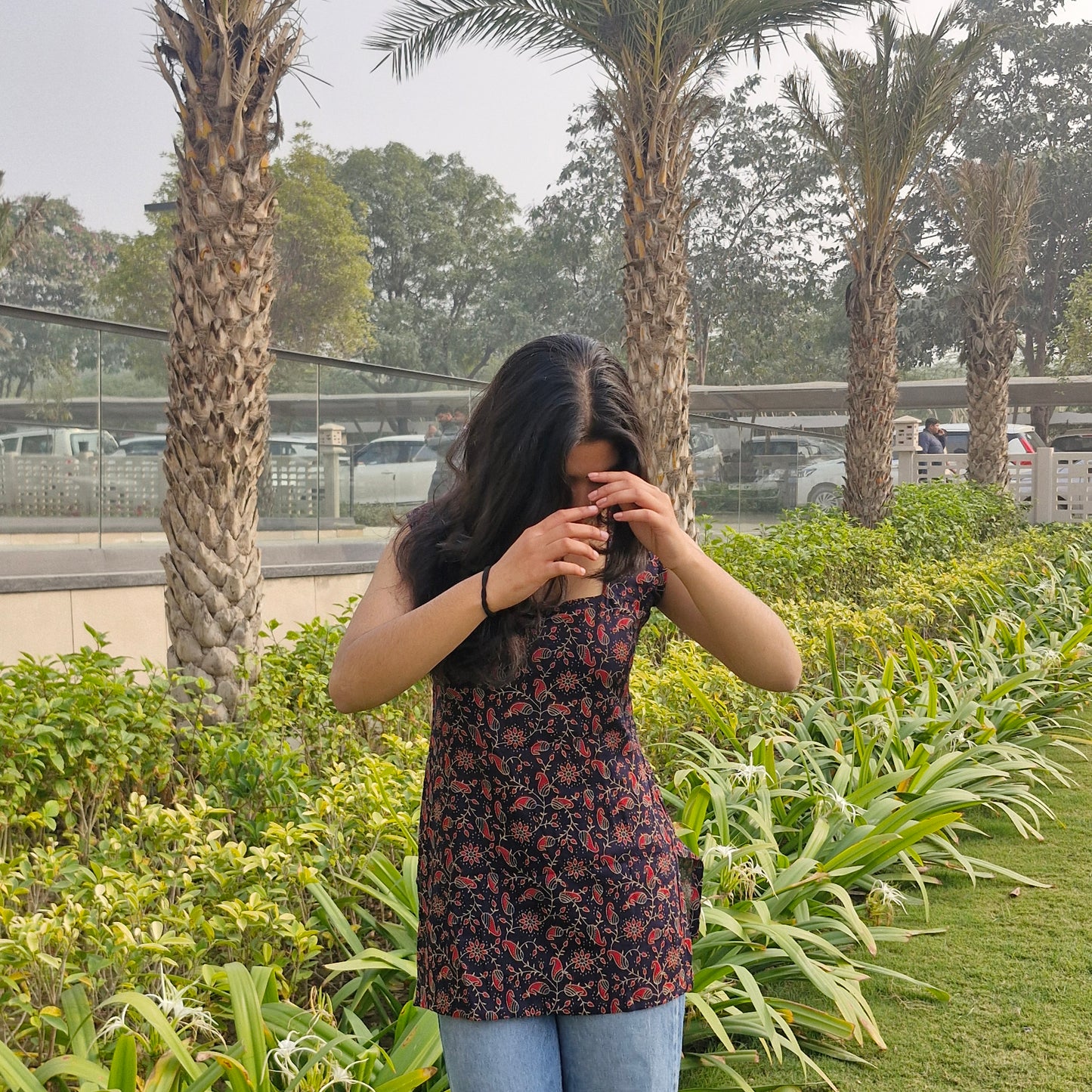 Cotton Backless Short Kurti